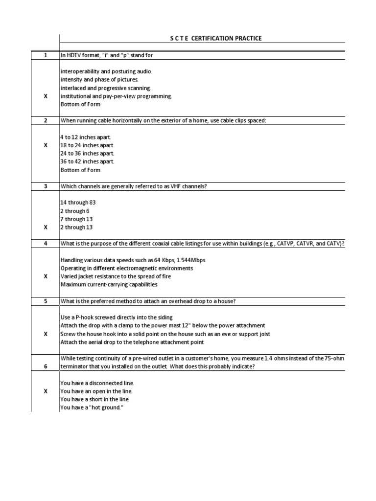 scte exam answers