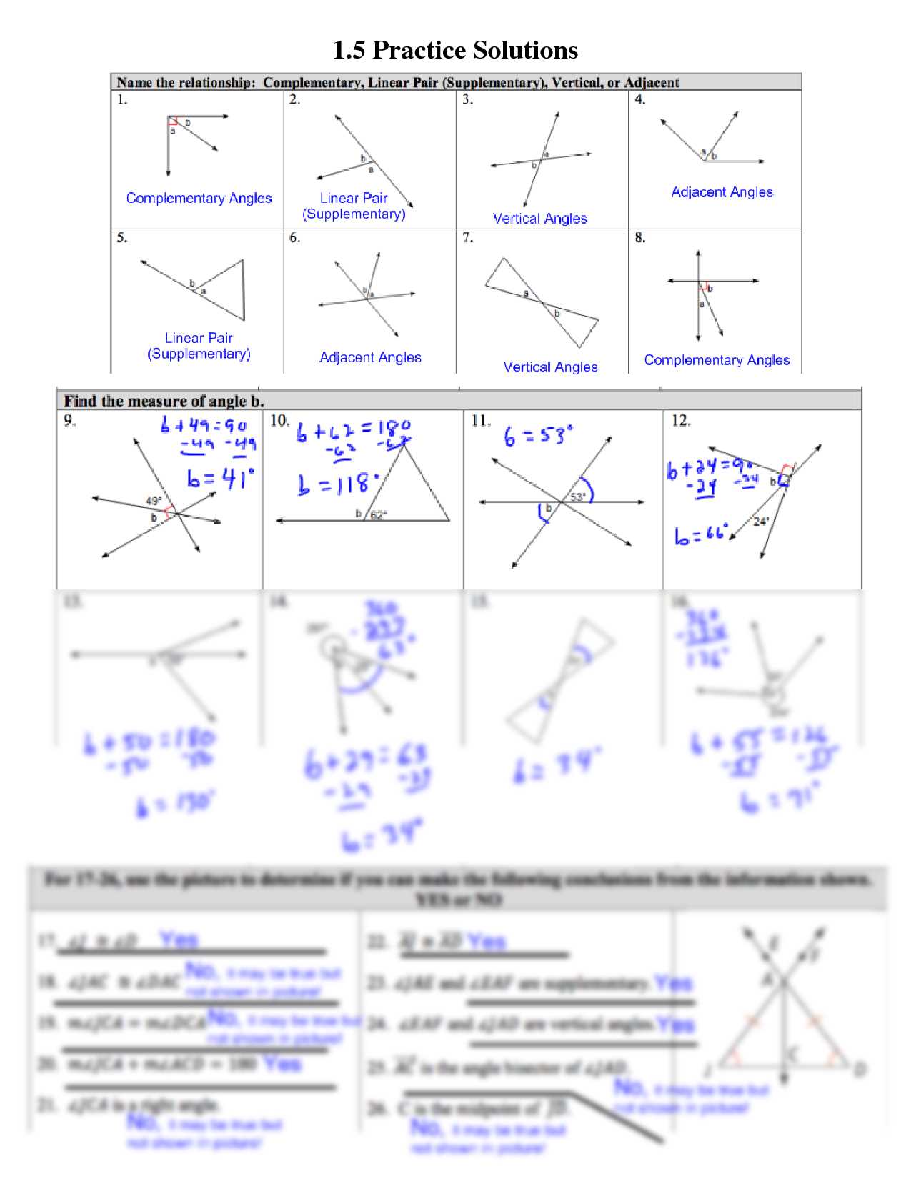 lesson 5.1 practice b geometry answers