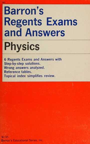 regents exams and answers physics