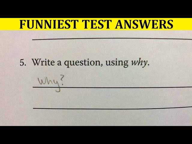 most funny answers in exams