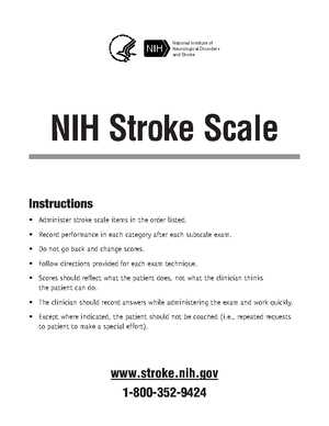 nih exam answers