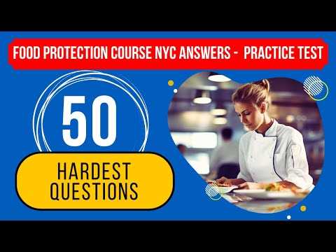 nyc food protection exam answers