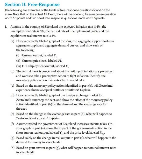 macroeconomics practice test with answers