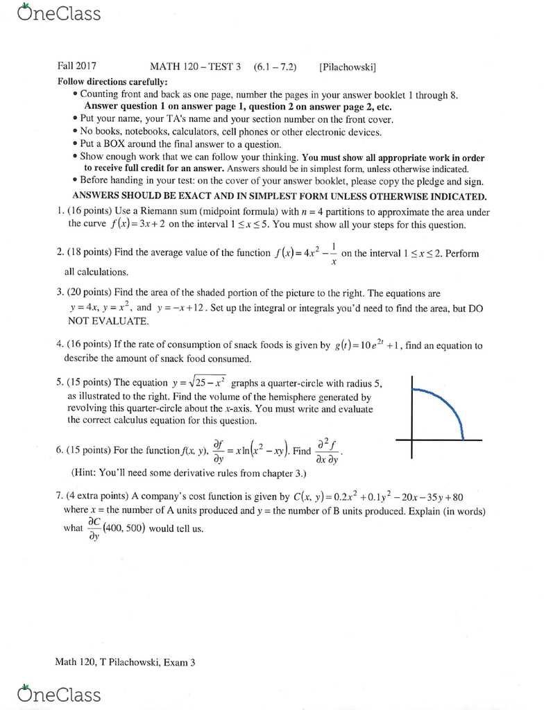 math 120 final exam answers