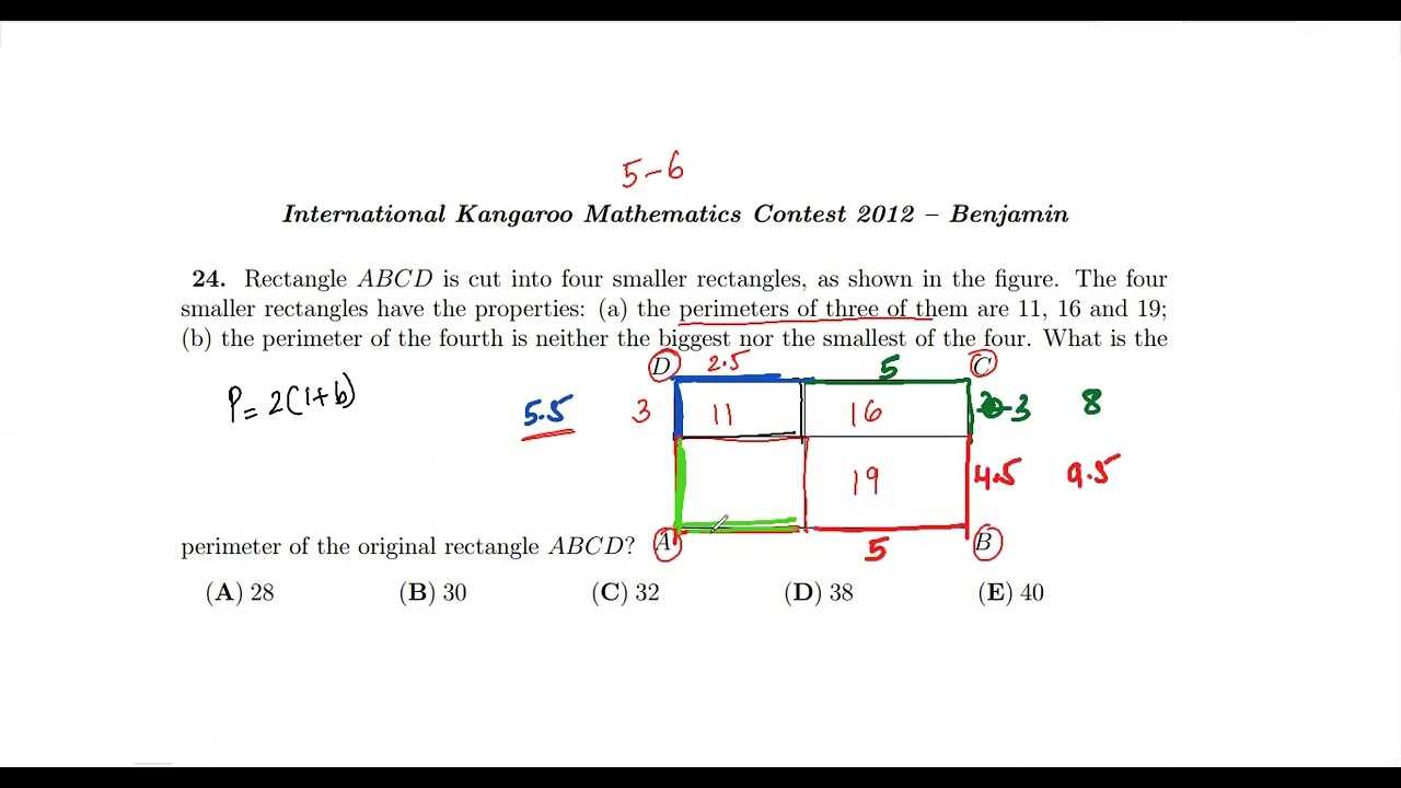 math kangaroo 2012 answers