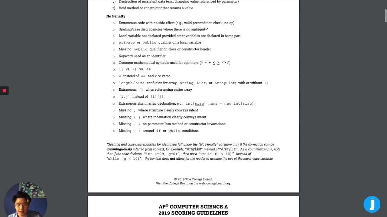 ap computer science principles exam answer key