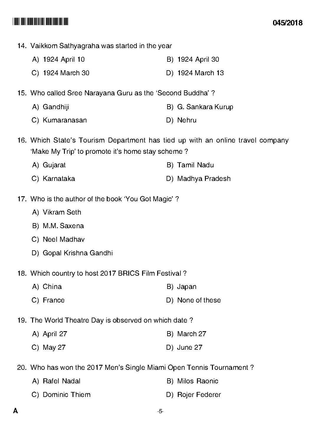 plumbing exam questions and answers