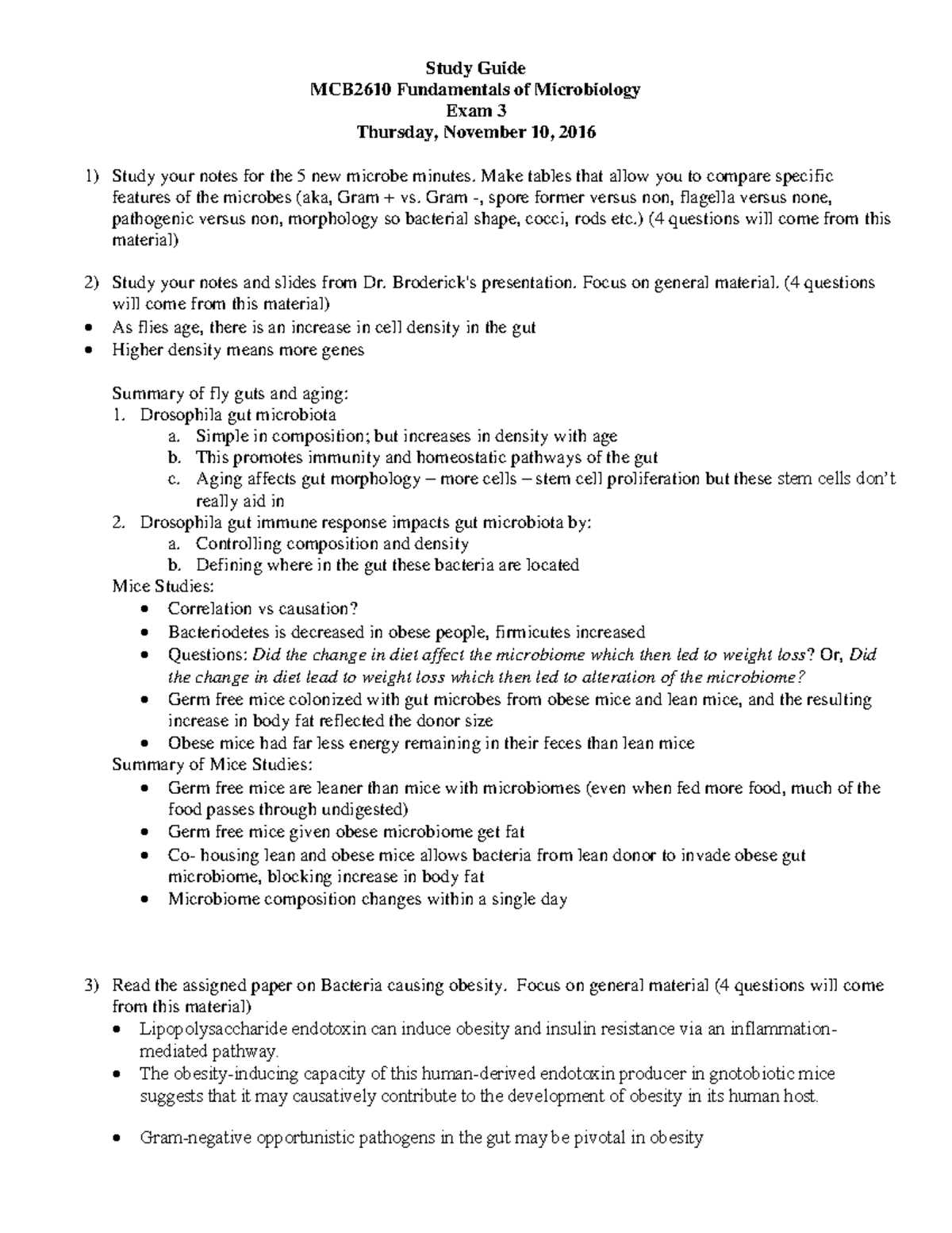 microbiology exam 3 questions