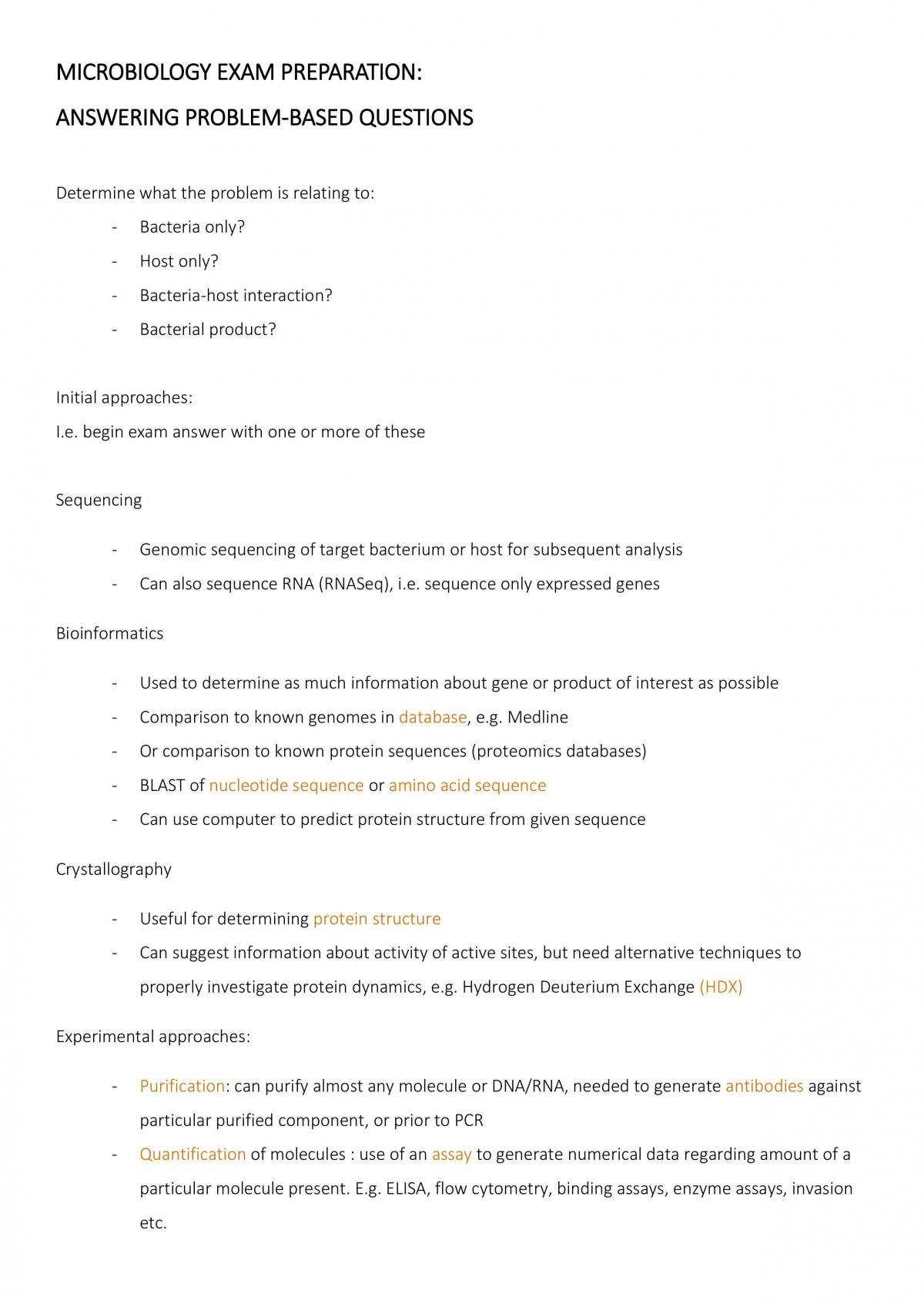 microbiology exam answers