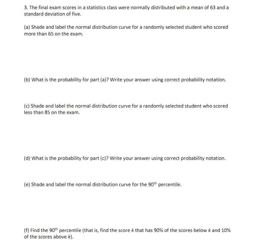 probability and statistics final exam answers