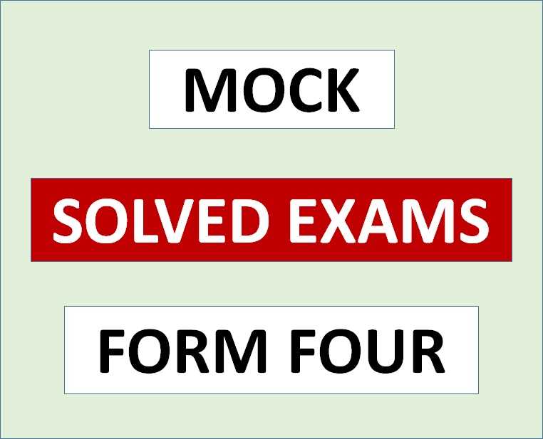 mock exams with answers