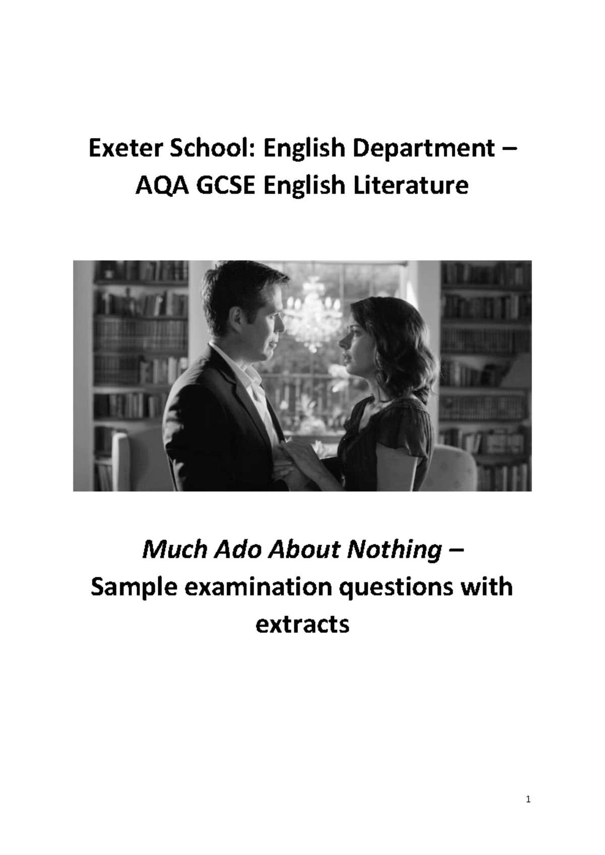 much ado about nothing exam questions and answers