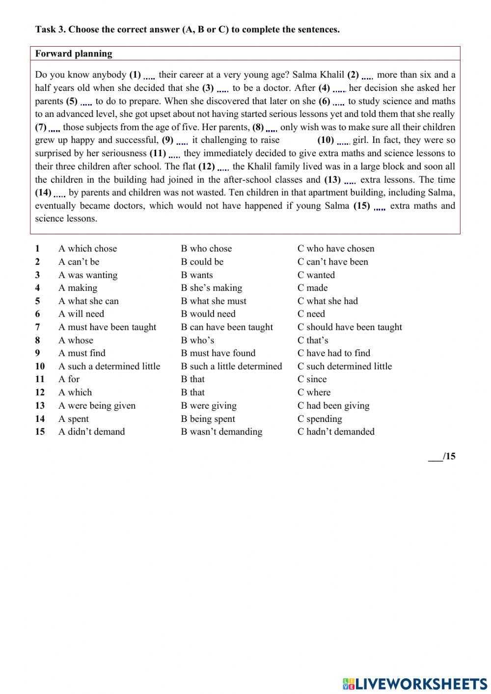 vocab unit 8 level f answers