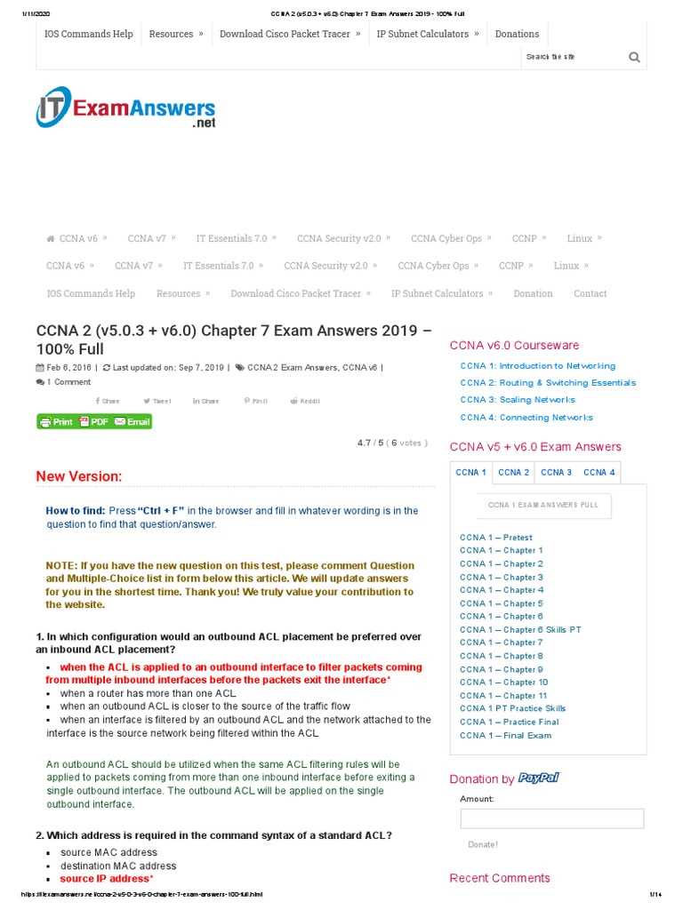 netacad chapter 7 answers