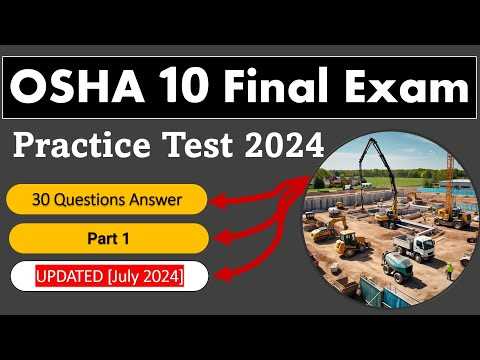 osha 10 hour final exam answers