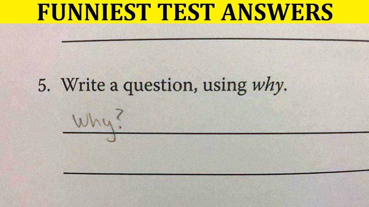 hilarious exam answers