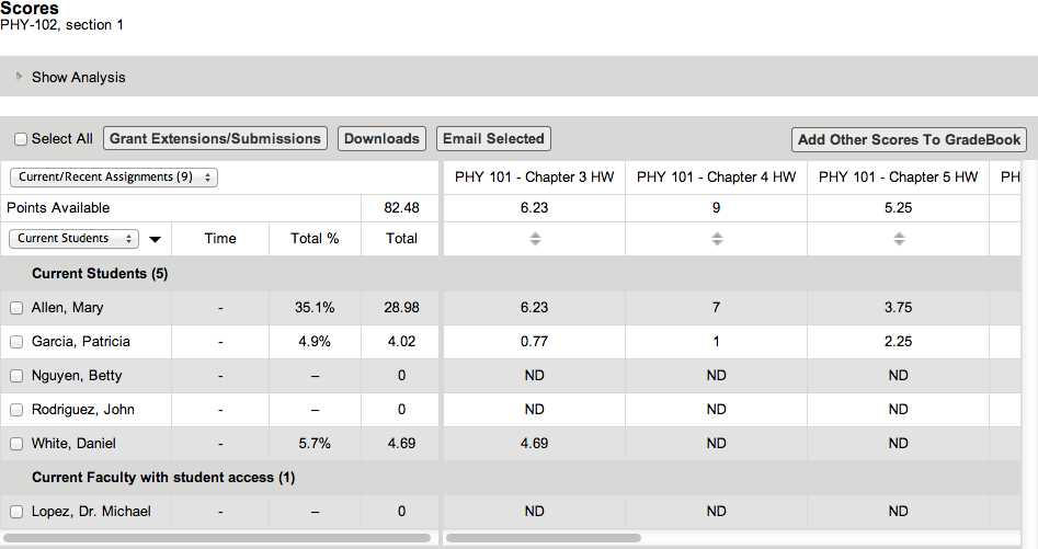 webassign test answers