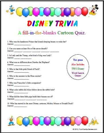 disney movie trivia questions and answers for kids