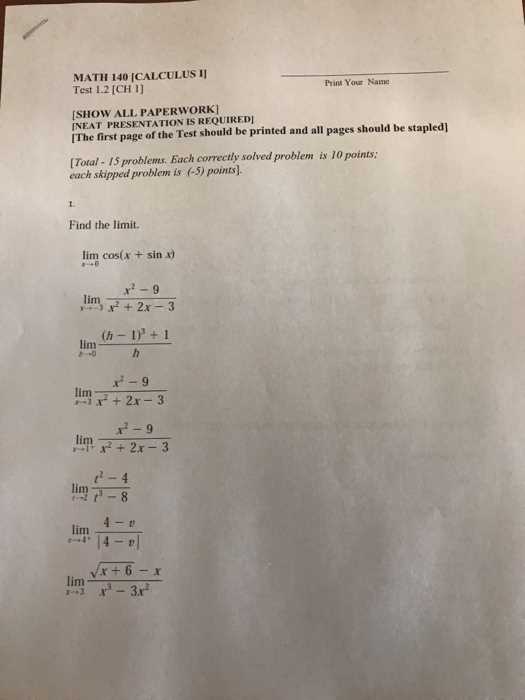 math 140 final exam answers