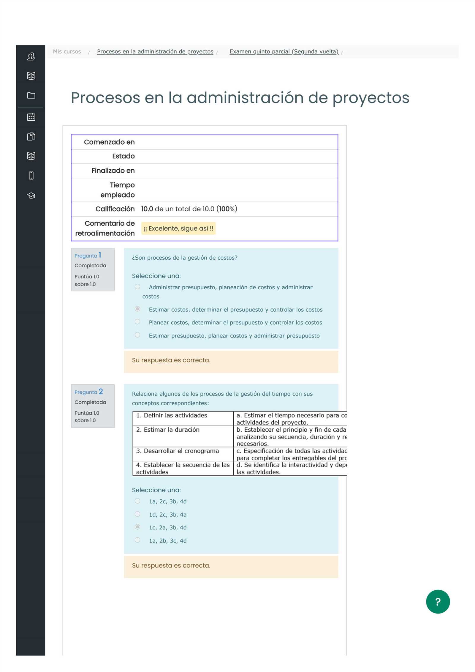 alternate assessment examen del capitulo 1a answer key