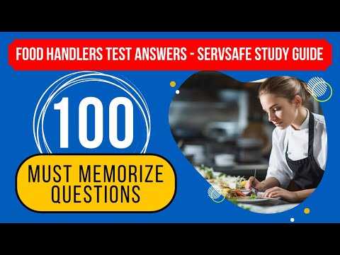 answers to servsafe food handler test