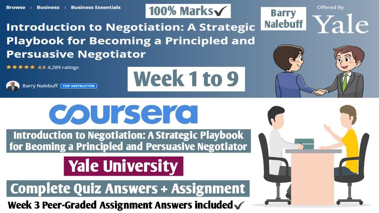 strategic negotiation linkedin exam answers