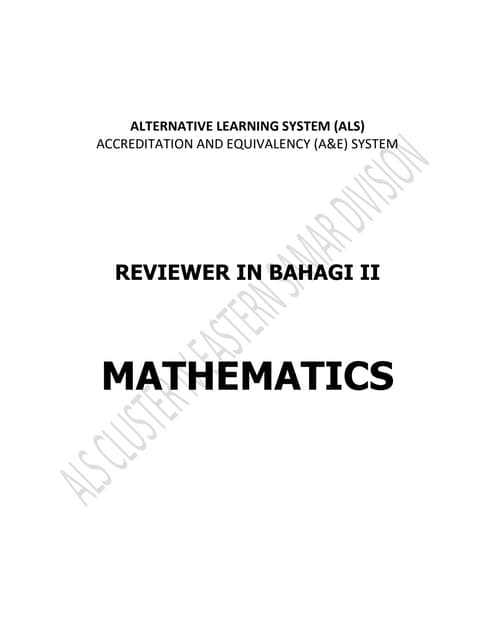 als exam questions and answers