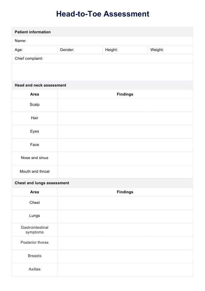 newborn physical exam write up