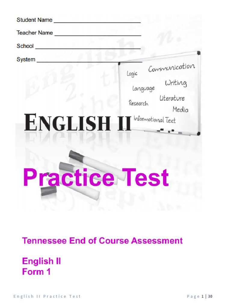 english 2 eoc practice test answers