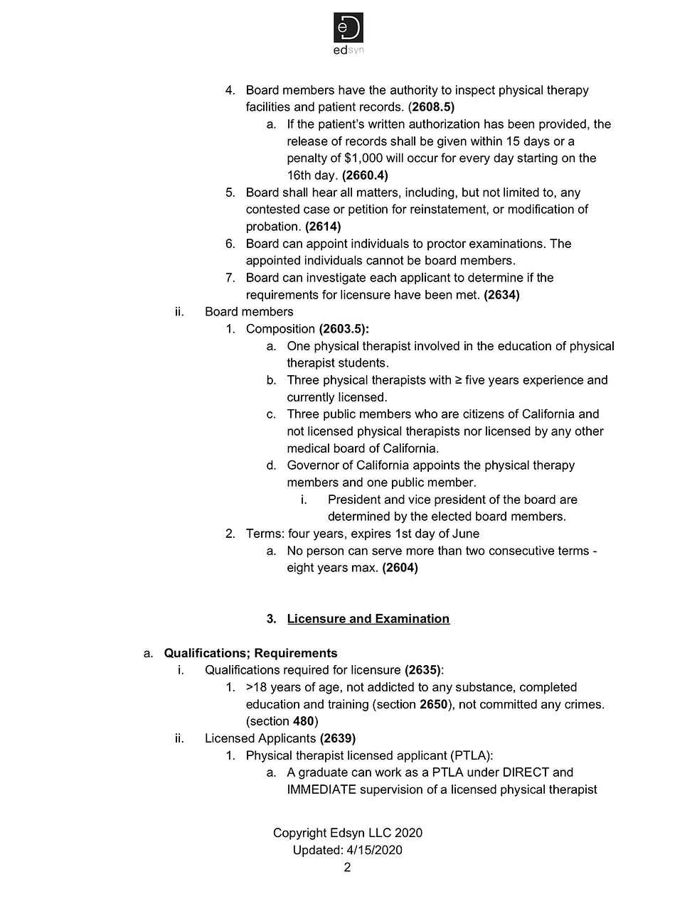 nj physical therapy jurisprudence exam