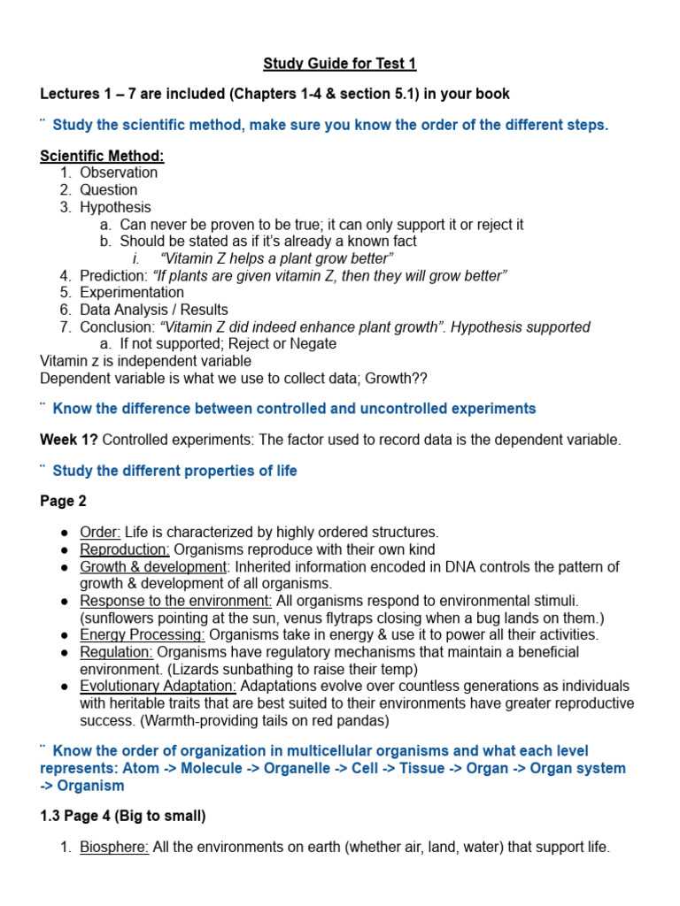 16.1 biology study guide answers