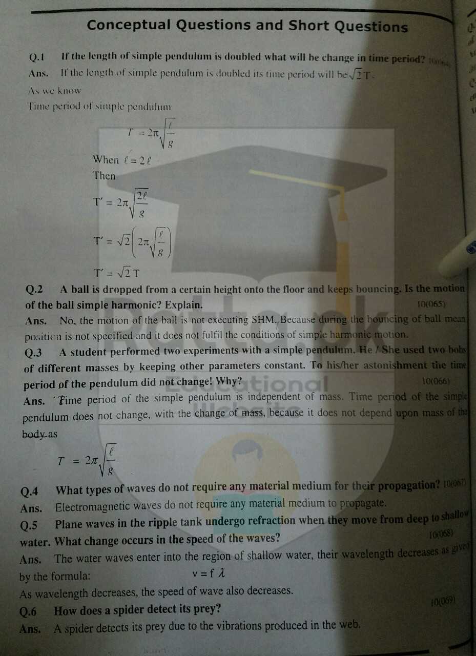 physics ch 10 answers