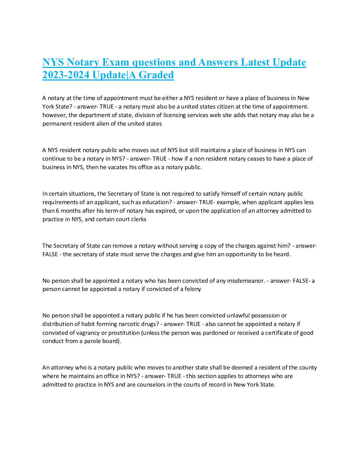 nys notary exam study guide 2025