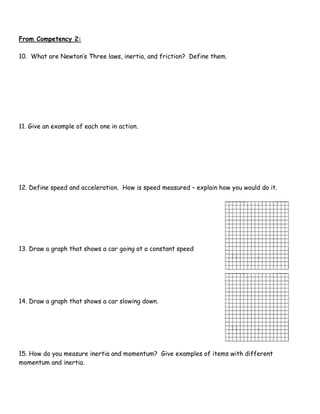 physical science final exam review answers