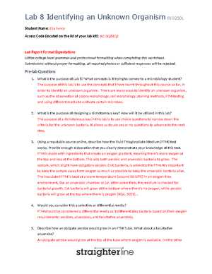 straighterline microbiology 250 final exam answers