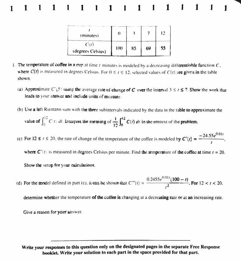 ap calculus ab exam answers