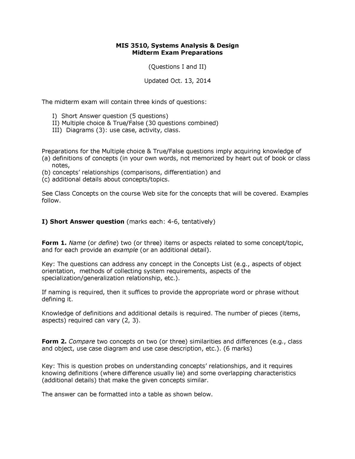 introduction to engineering design midterm exam answers