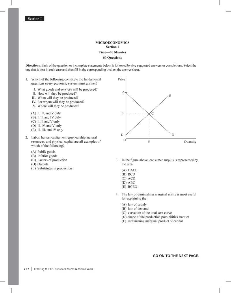 economics exam 1 answers