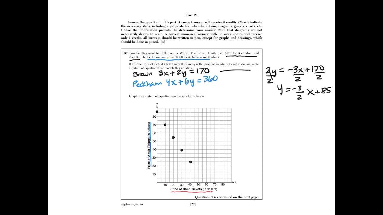 algebra 1 regents january 2025 answers