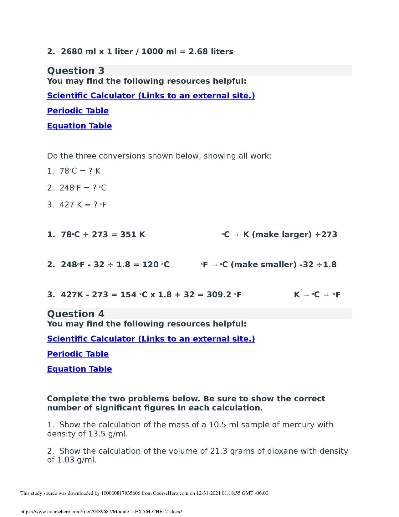 module 00104 15 exam answer key