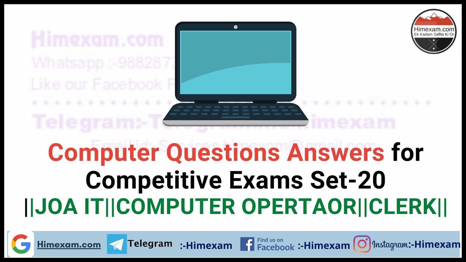 competitive exam question answer