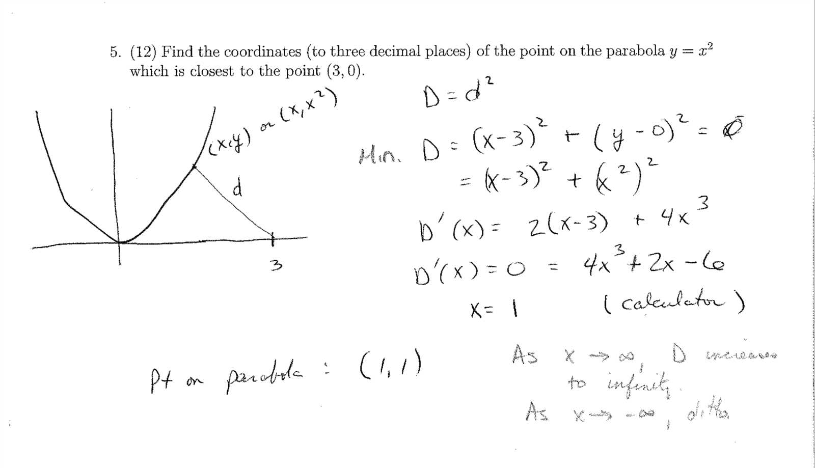 calculus 1 practice exam with answers