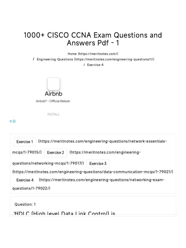 cisco networking essentials final exam answers