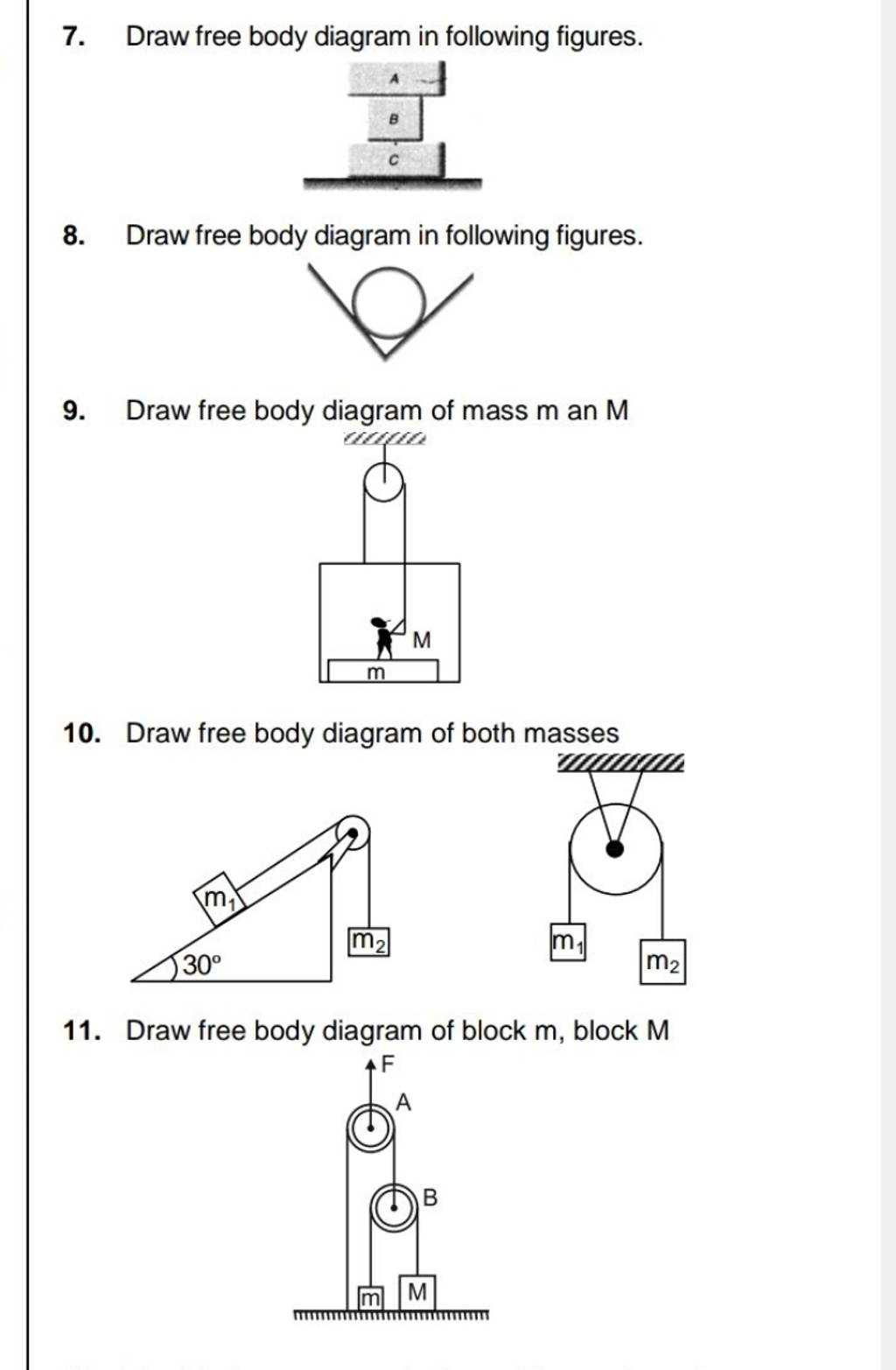 drawing free body diagrams physics classroom answers