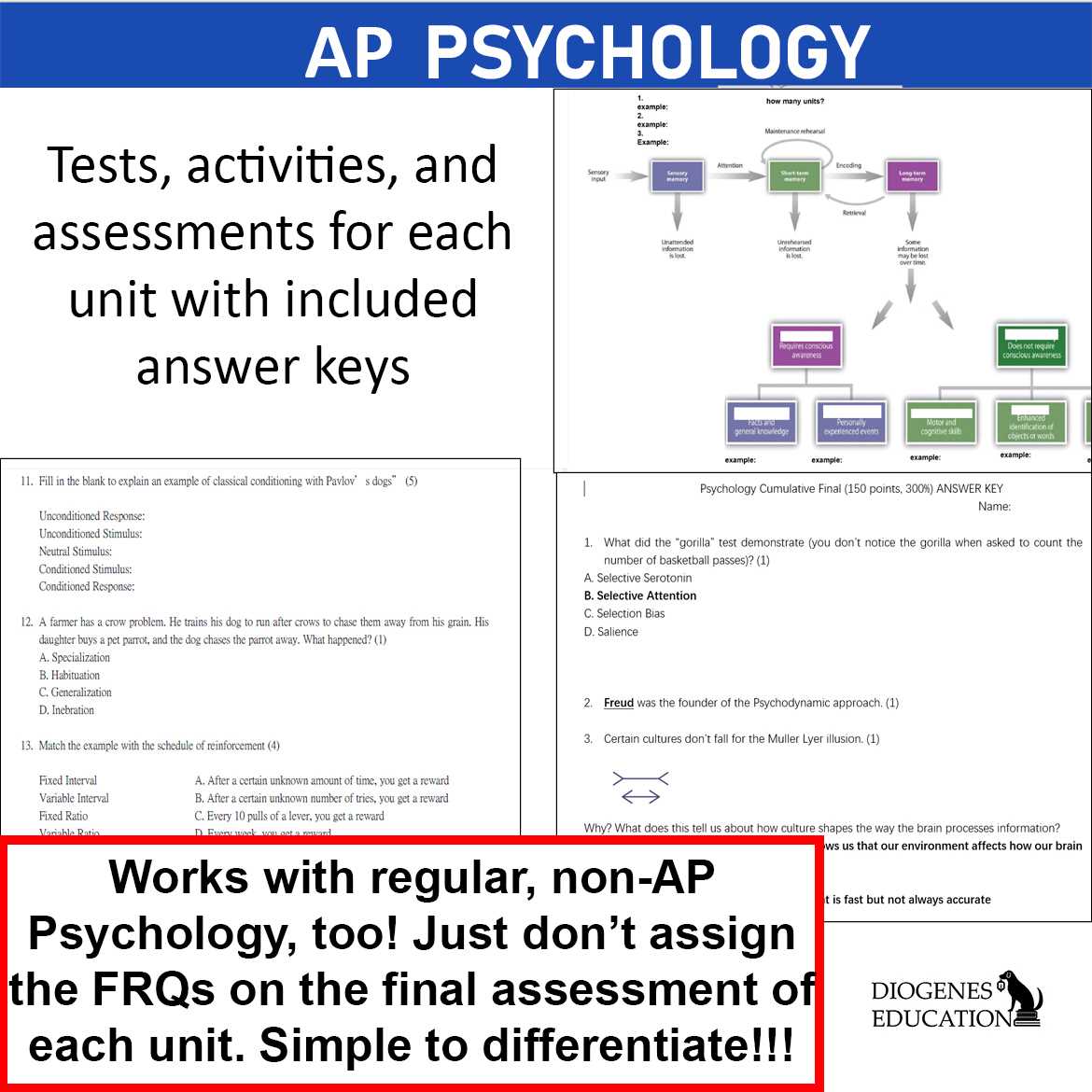 ap psychology packet answers