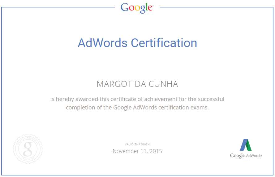 search adwords exam answers