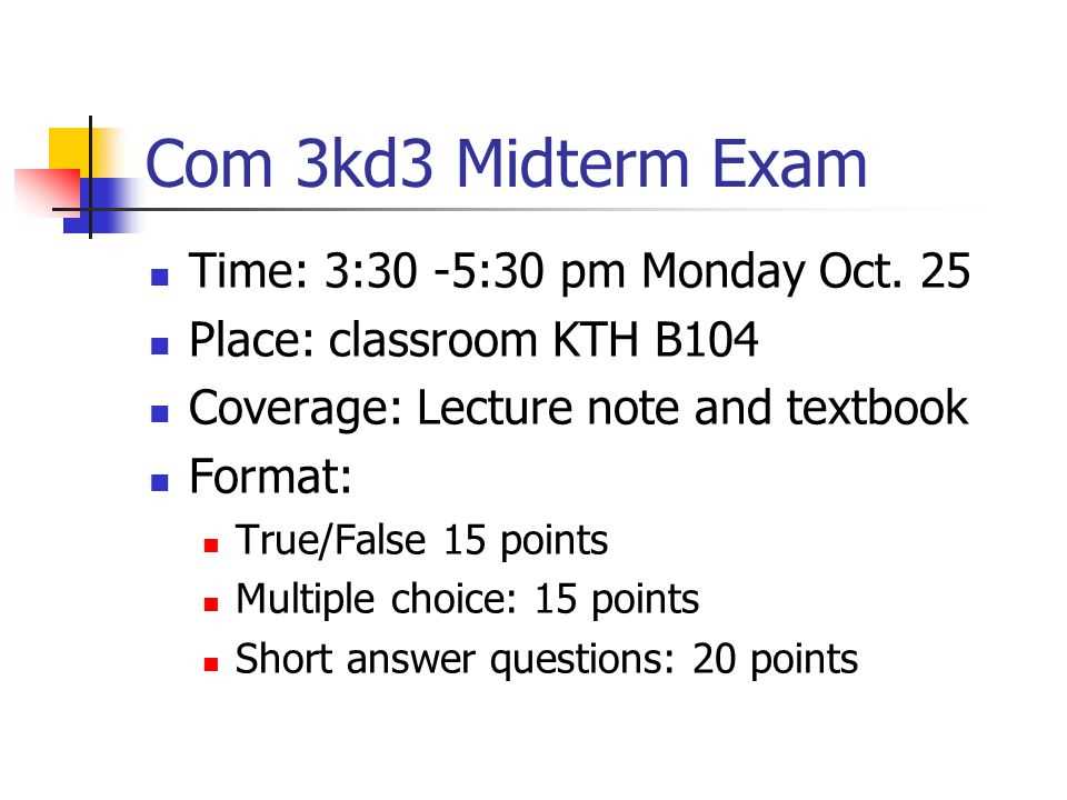 oracle midterm exam answers