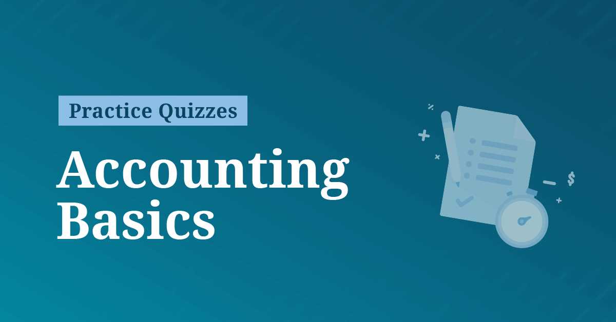 basic accounting exam with answers