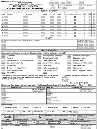 california child abuse mandated reporting test general training answers