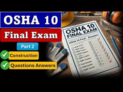 osha 10 electrical safety exam answers